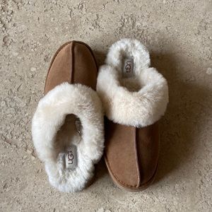 Women's Disquette Slip On Platform Flats Chesnut